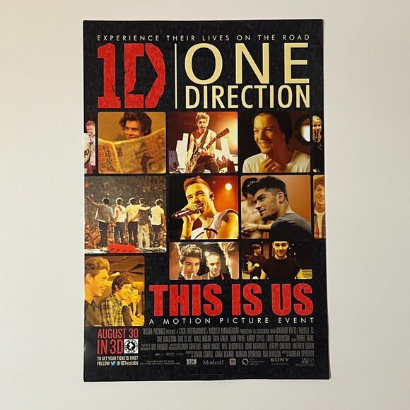 Lot of 10 One Direction This Is Us Movie Posters 2013 - Picture 2 of 6